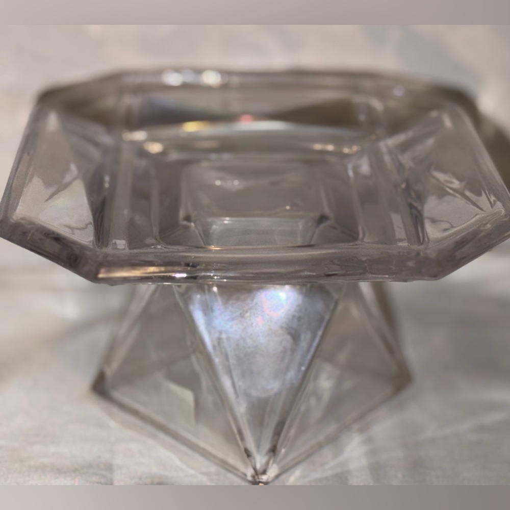 PartyLite Transparent Glass Bowl